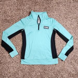 PINK Victoria’s Secret Blue Ultimate 1/4 Zip Pullover Women’s Activewear XS